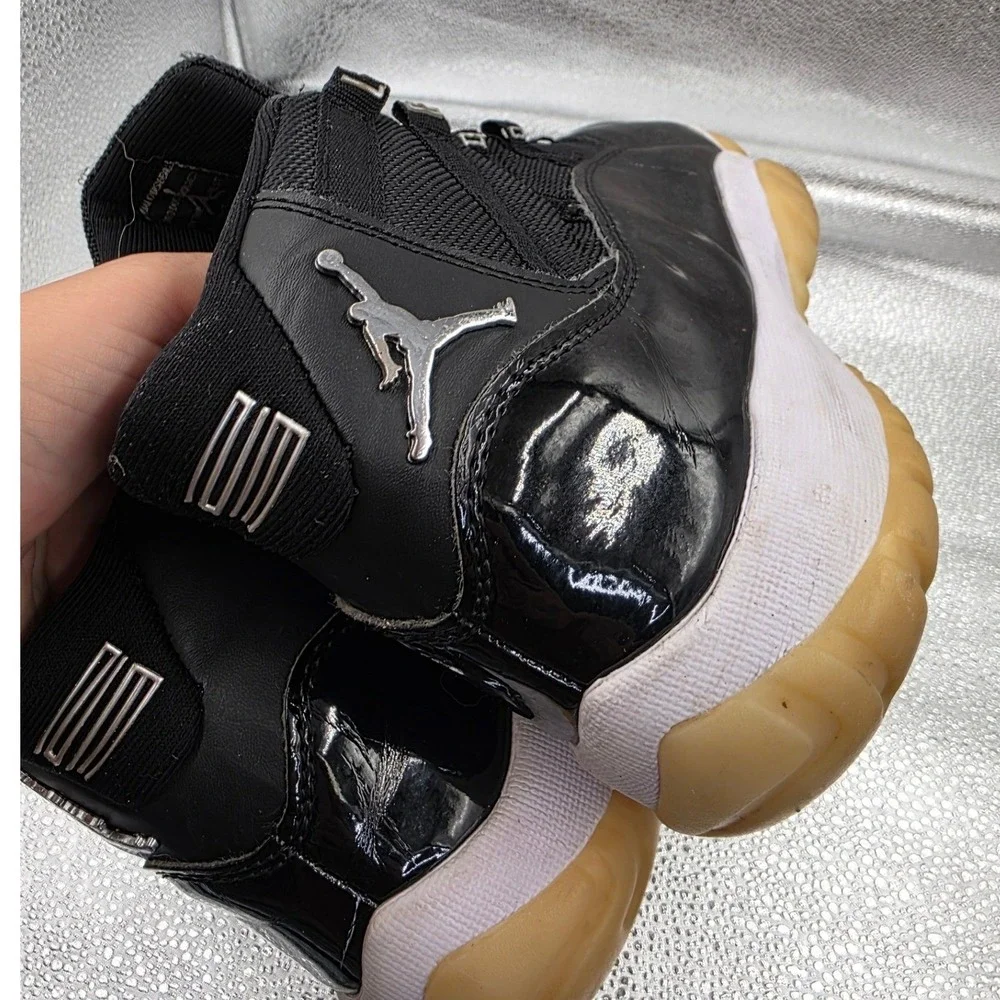 Jordan 11 Retro Jubilee 25th Anniversary Black White Gum CT8012-011‎ Mens 7 O2